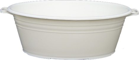 Lightweight oval harvesting tub 75 liters