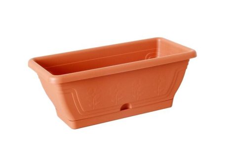 Virágláda tálcával 40 cm
